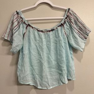 Off the shoulder shirt